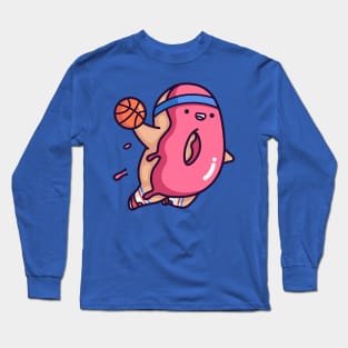 Pink Dunkin Donut Long Sleeve T-Shirt